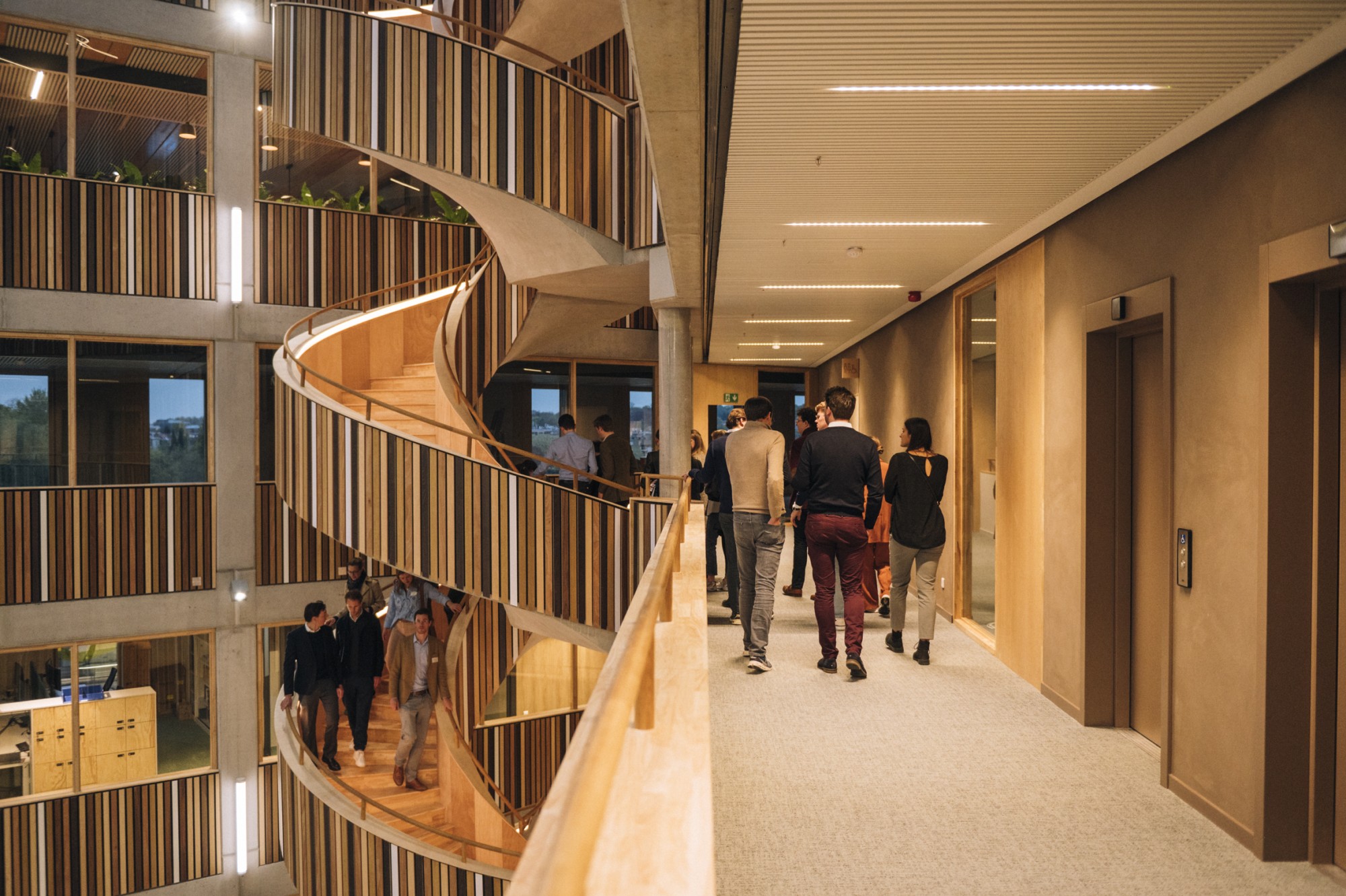 Visit Wood Hub with BPI & Ethias, Brussels